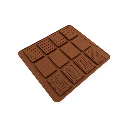  Mini tábla csokoládé variációk, spirál szilikon forma 