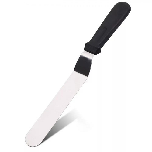 Kenőkés, spatula fém hajlított 41 cm